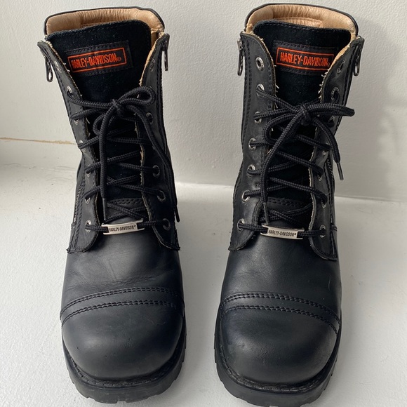 Harley-Davidson Shoes - Harley-Davidson Leather Moto Boots sz 7